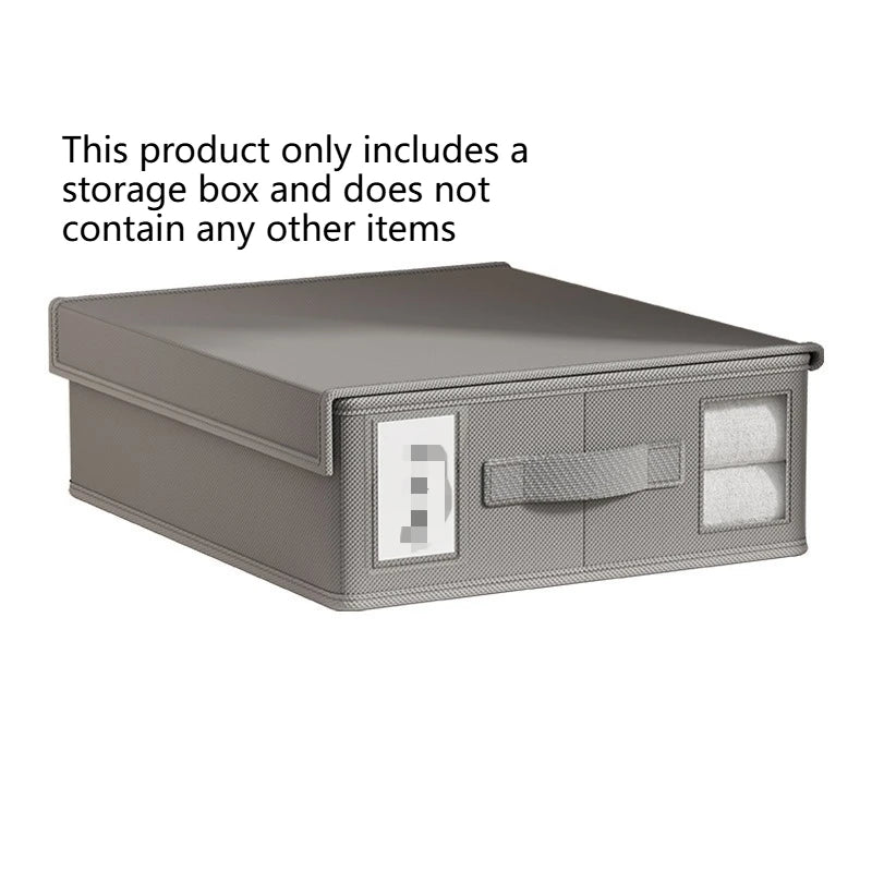 New solid color, simple non-woven fabric storage box, perfect for keeping bed sheets, duvets, and other bedroom linens neatly organized in your wardrobe.
