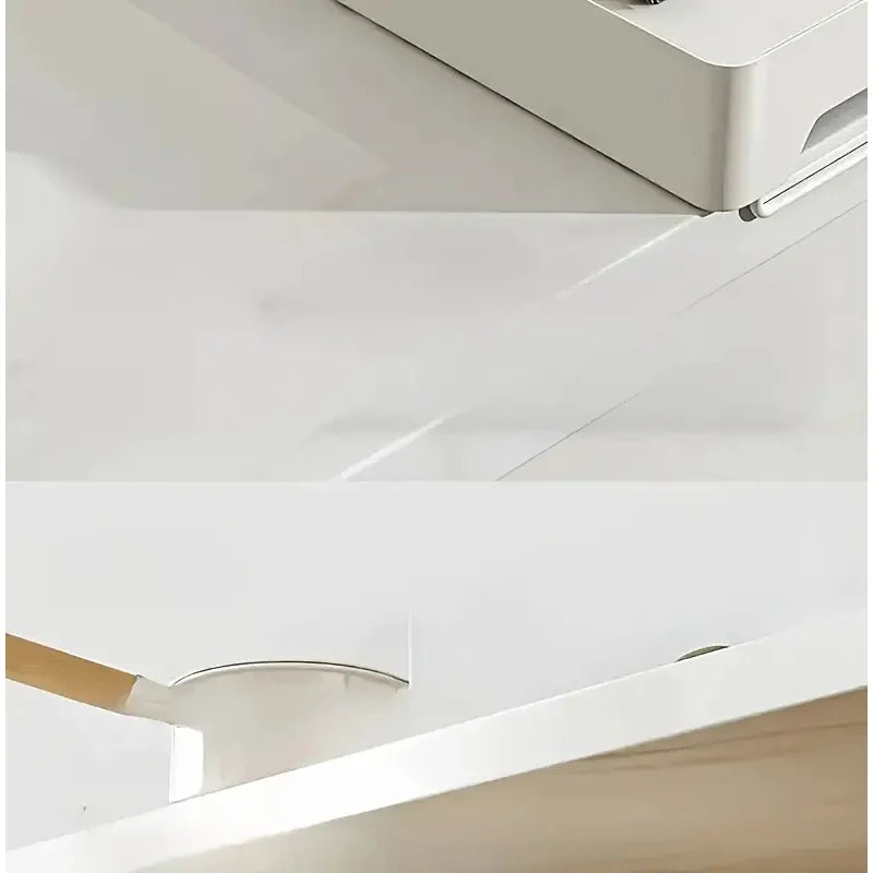 New kitchen storage rack featuring slide rails and a pull-out drawer design, perfect for organizing trays, spice boxes, and shelves inside cabinets.