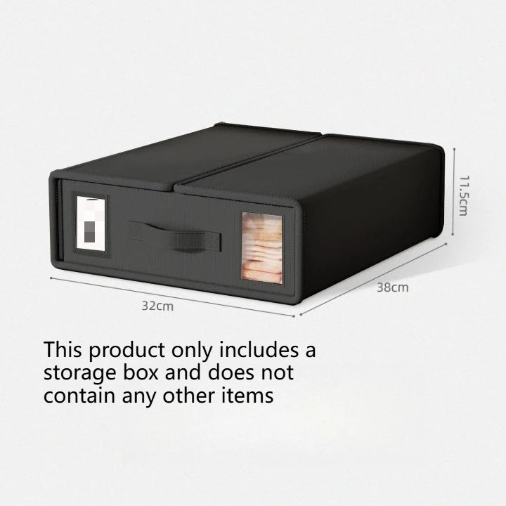 New solid color, simple non-woven fabric storage box, perfect for keeping bed sheets, duvets, and other bedroom linens neatly organized in your wardrobe.