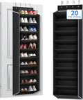 10-Tier Large Over-the-Door Shoe Organizer with Deep Pockets, Perfect Hanging Rack for Shoes and a Handy Storage Solution.